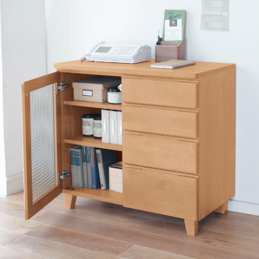 ベルメゾン（BELLE MAISON） キャビネット リビングボード サイド