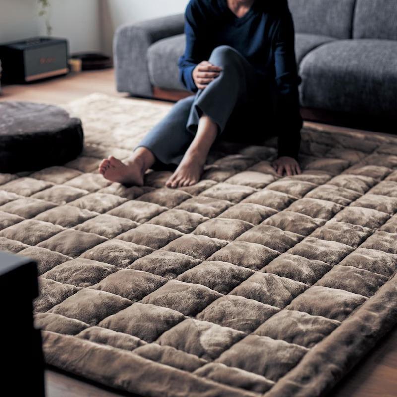 ベルメゾン（BELLE MAISON） ラグ 洗える ラグマット エリアラグ