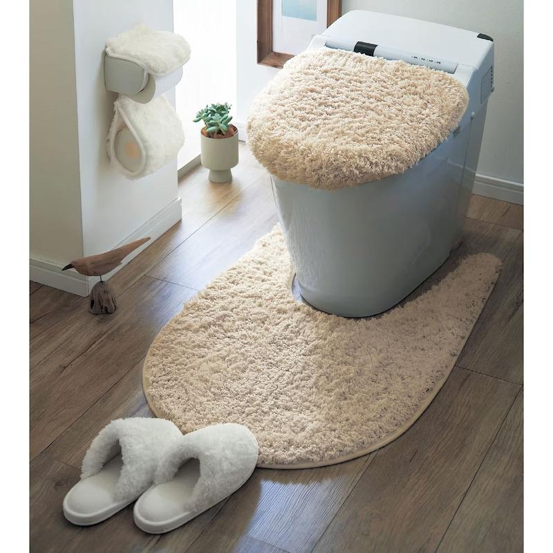 Bel Paci トイレマット&カバーセット ベルメゾン（BELLE MAISON） トイレマットセット マット単品 トイレ