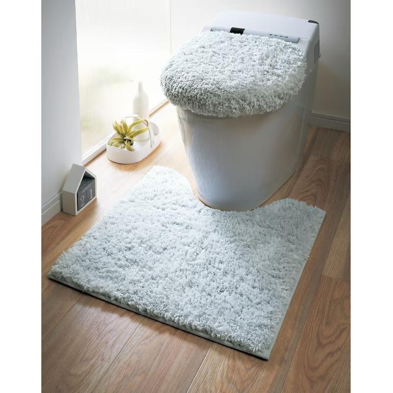 ベルメゾン（BELLE MAISON） トイレマットセット ロング円形マット