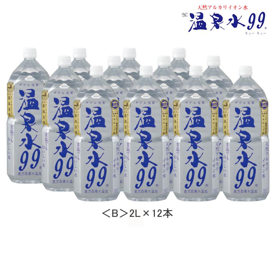 水 温泉水 ペットボトル 温泉水99 軟水 天然アルカリイオン水 常温で