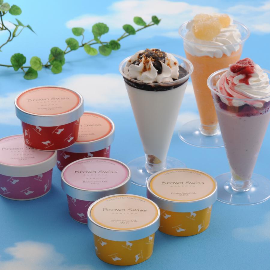 ブラウンスイスアイス＆十勝ミルクパフェ : ベルメゾン Yahoo