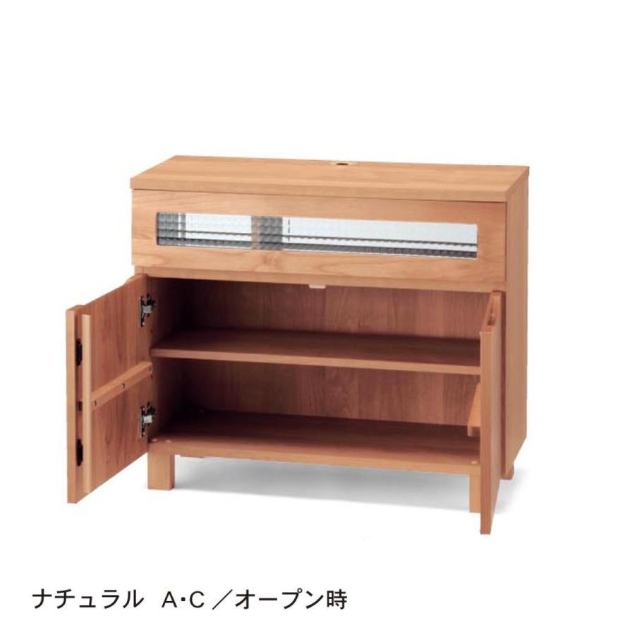 【美品】ベルメゾン 天然木 テレビラック テレビボード アルダー材 天然木アルダー材でつくったテレビラック（テレビ台/テレビボード