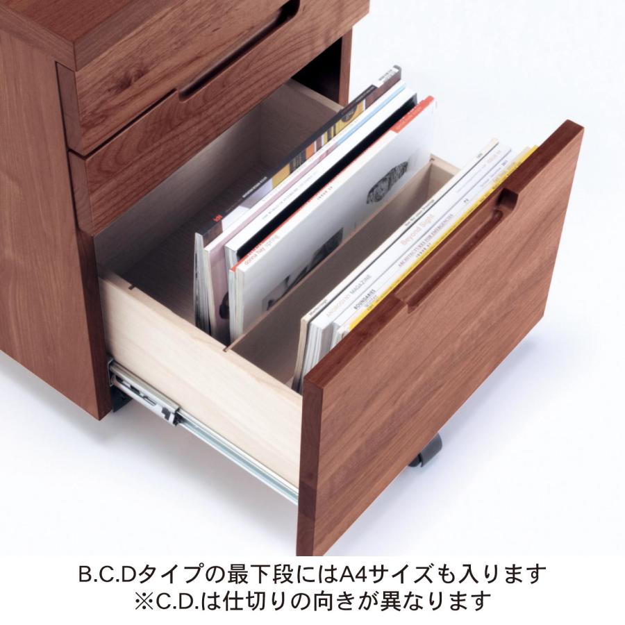 ベルメゾン（BELLE MAISON） あたたかみのあるアルダー材のワゴン D