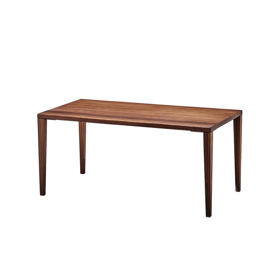 細身のシルエットが美しいウォルナット材のダイニングテーブル 135