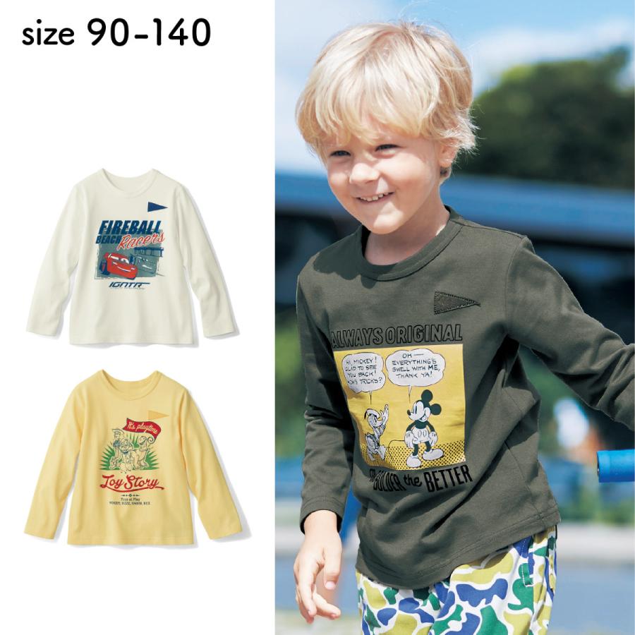 Disney ディズニー 名札ココ長袖tシャツ 選べるキャラクター 90 100 110 1 130 140 001 ベルメゾン Yahoo ショッピング店 通販 Yahoo ショッピング