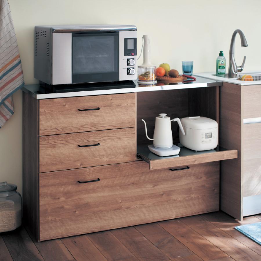 ベルメゾン ナチュラルウッド キッチンカウンター 幅60cm りんさま専用