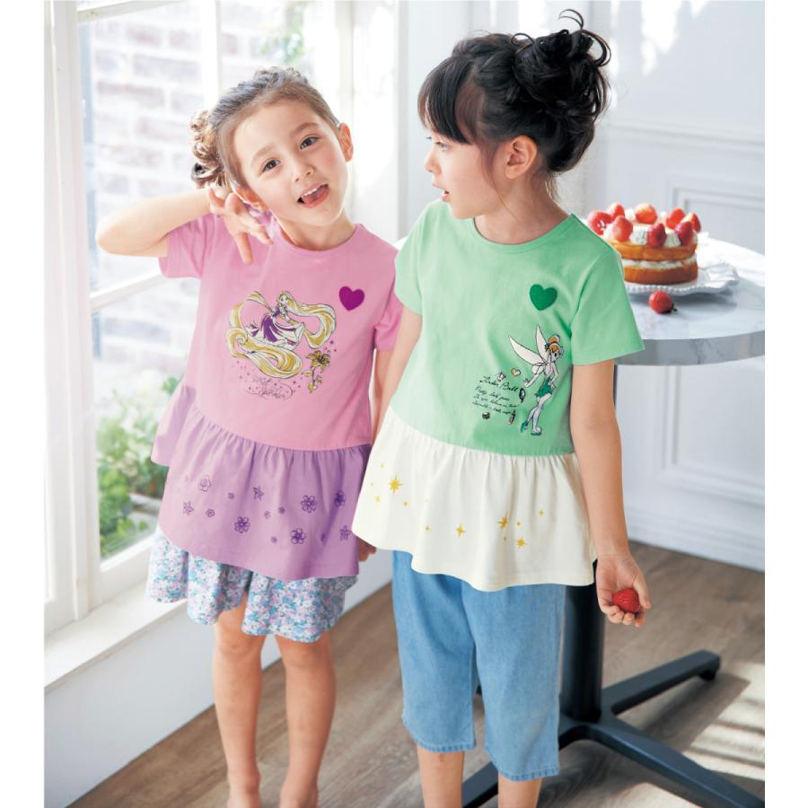 Disney（ディズニー） チュニック キッズ 女の子 半袖 トップス