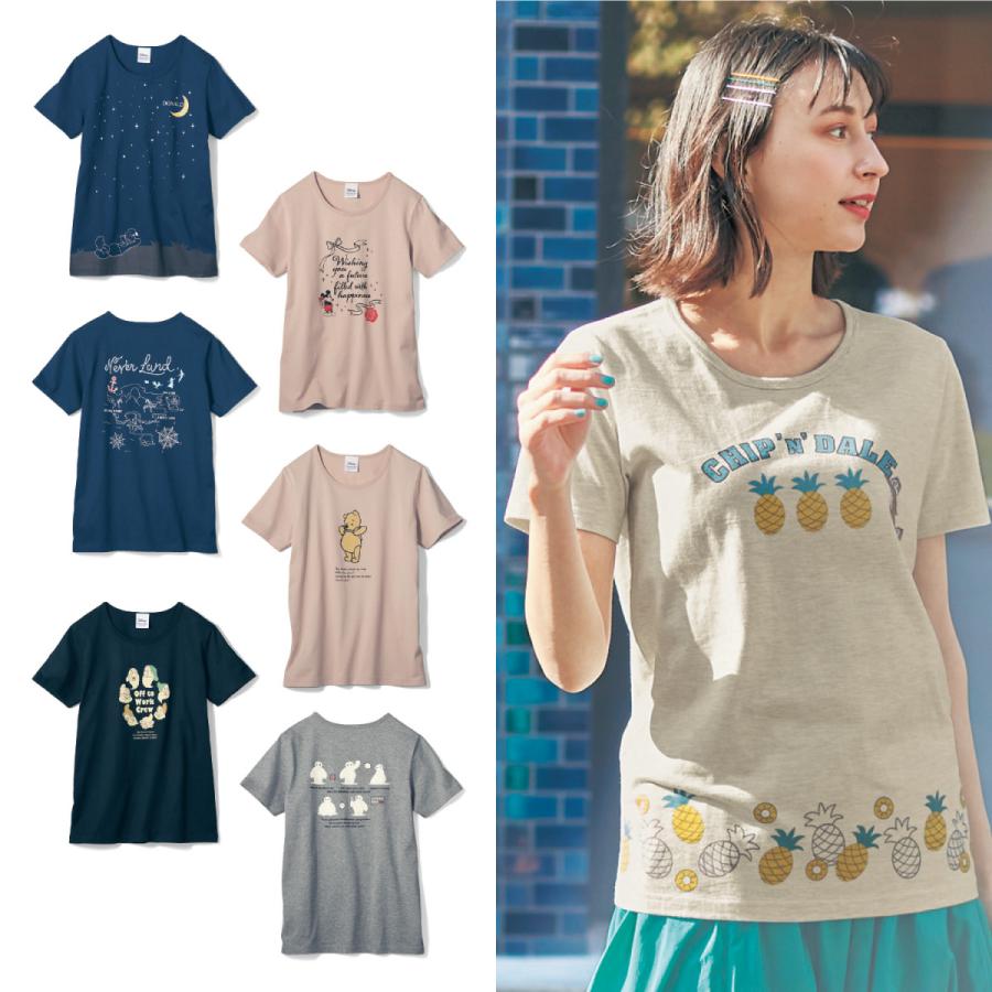Disney ディズニー 身生地綿100 半袖tシャツ 選べるキャラクター S M L Ll 3l 001 ベルメゾン Yahoo ショッピング店 通販 Yahoo ショッピング