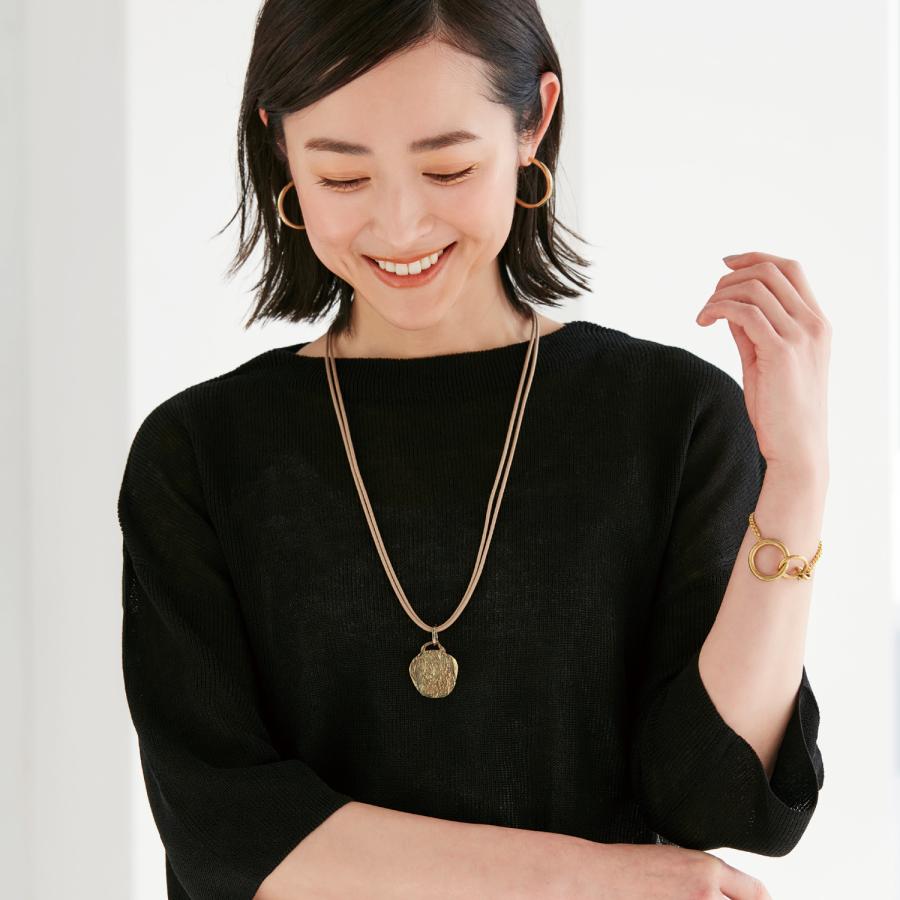 ベルメゾン（BELLE MAISON） コーデが楽しめるエアリーなネックレス