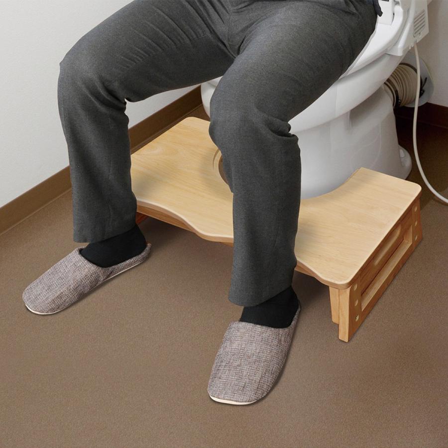 ステップ トイレステップ 踏み台 トイレグッズ トイレ用品 トイレタリー 高さ調整 キッズトイレ 木製 天然木 シンプル ナチュラルデザイン おしゃれ_12