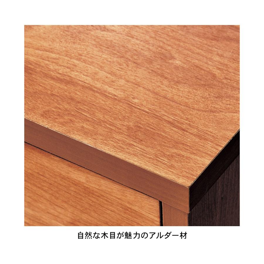 食器棚 カップボード 収納 キッチン収納 引戸 アルダー材 木目 C/80.5 収納用品 食器 リビング収納 リビング キッチン 新生活の画像