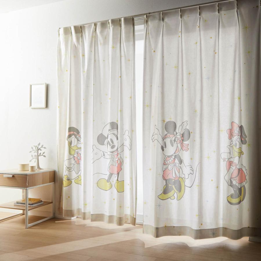 Disney カーテン ミラーレースカーテン ミラーレース レース UV Disney カーテン ミラーレースカーテン ミラーレース レース UV