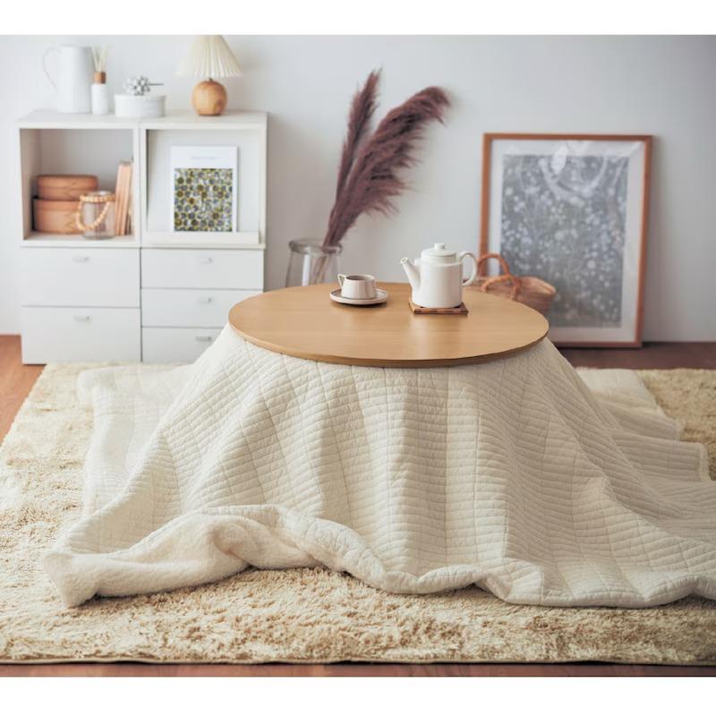 ベルメゾン こたつ掛け布団 新品 ベルメゾン（BELLE MAISON） こたつ布団 正方形 コタツ布団 こたつ