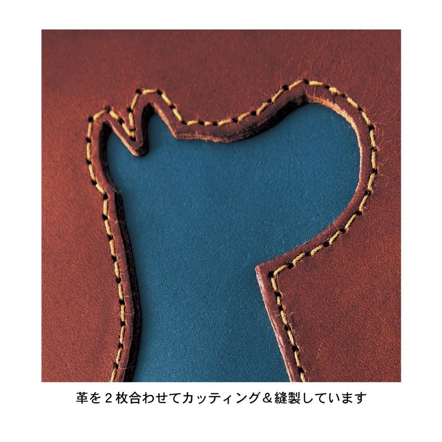 MOOMIN（ムーミン） genten イタリアンレザーカットワーク長財布