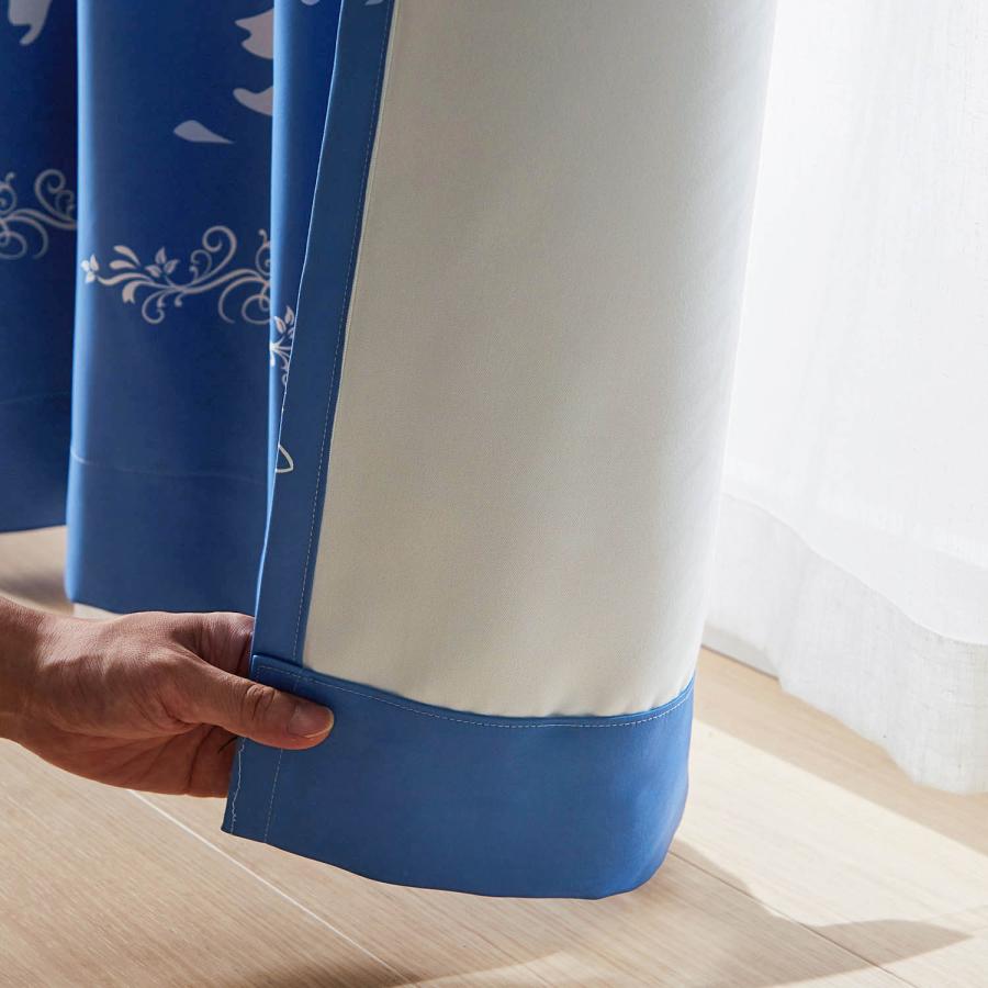 Disney（ディズニー） カーテン 遮光 遮光カーテン 2級遮光 一枚絵