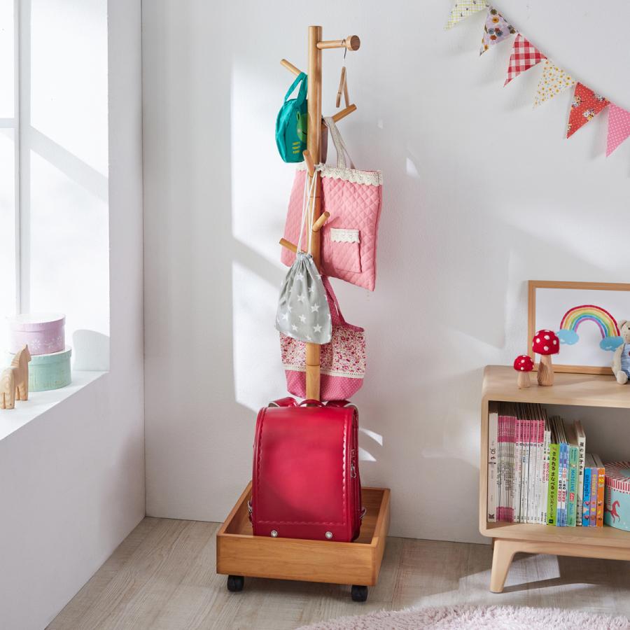 モノが置きやすいボックス付きポールハンガー 001 ベルメゾン Yahoo ショッピング店 通販 Yahoo ショッピング