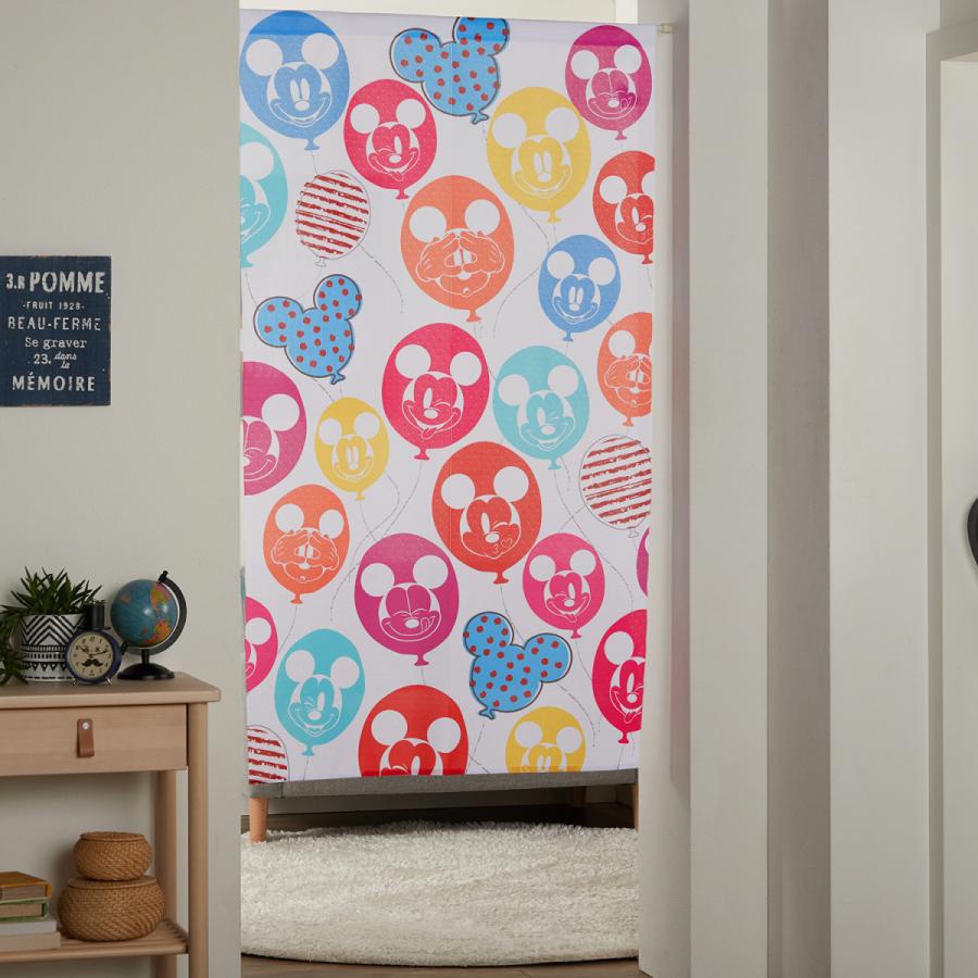 Disney ディズニー 風船柄のプリントのれん ミッキーマウス 001 ベルメゾン Yahoo ショッピング店 通販 Yahoo ショッピング