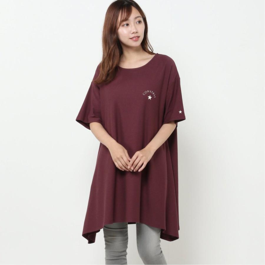 Converse テントシルエットチュニックt M L 001 ベルメゾン Yahoo ショッピング店 通販 Yahoo ショッピング