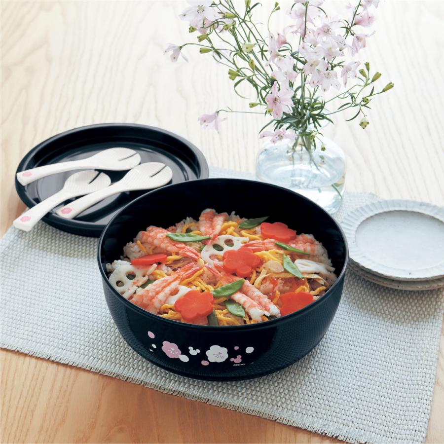 Disney（ディズニー） 寿司桶＆しゃもじ3本セット ミッキーモチーフ