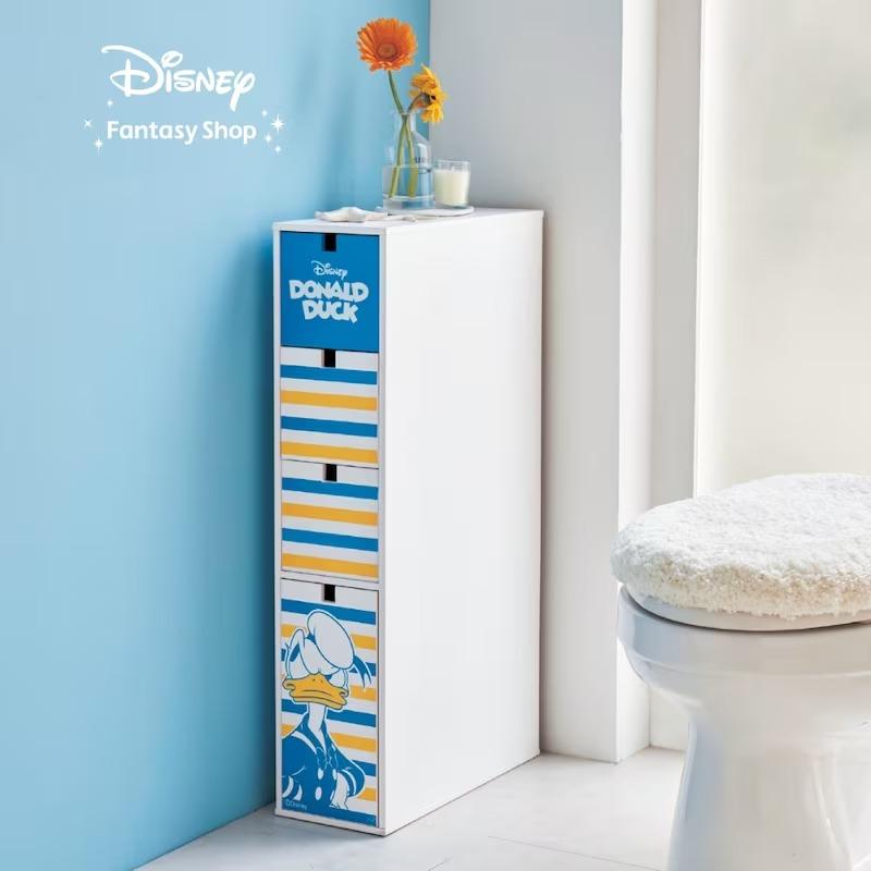 Disney（ディズニー） トイレラック ラック 棚 収納ラック 収納棚 収納