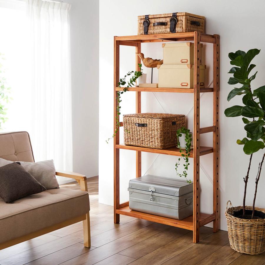 ベルメゾン（BELLE MAISON） オープンラック 本棚 ラック オープン