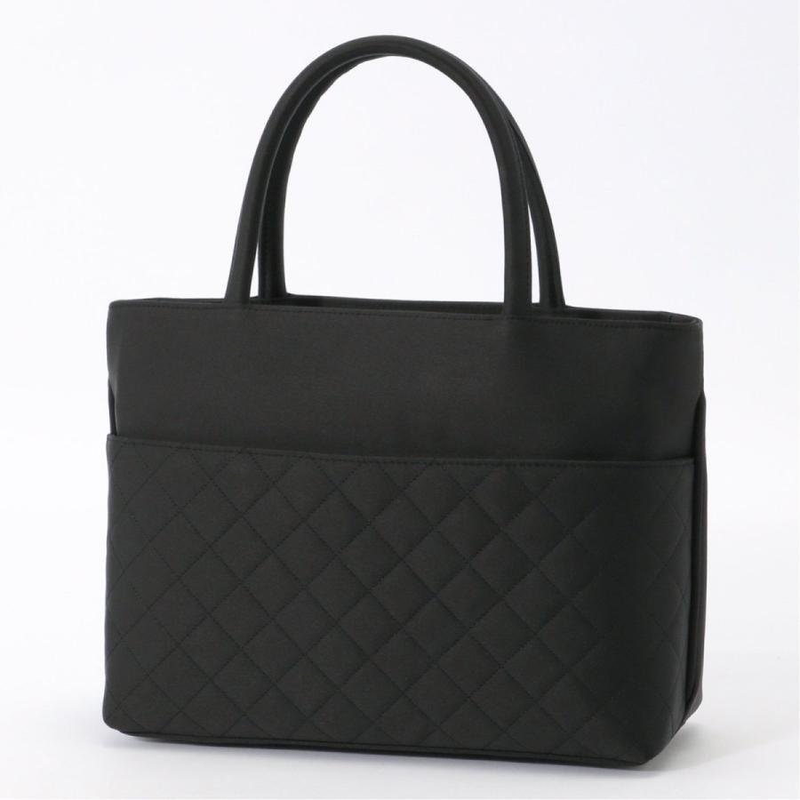 バッグ バック 鞄 かばん トートバック レディース ブラックフォーマルバック キルティング 母 ママ フォーマル トート 喪服用 礼服用 東京ソワール 冠婚葬祭