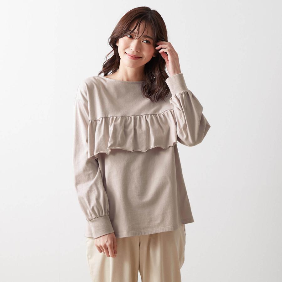 ベルメゾン（BELLE MAISON） tシャツ 長袖 トップス レディース