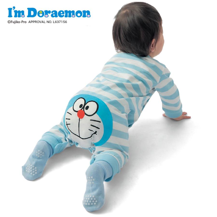 おしりキャラクターカエルロンパース「I’ｍ　Doraemon」 60 70 80｜bellemaison｜03