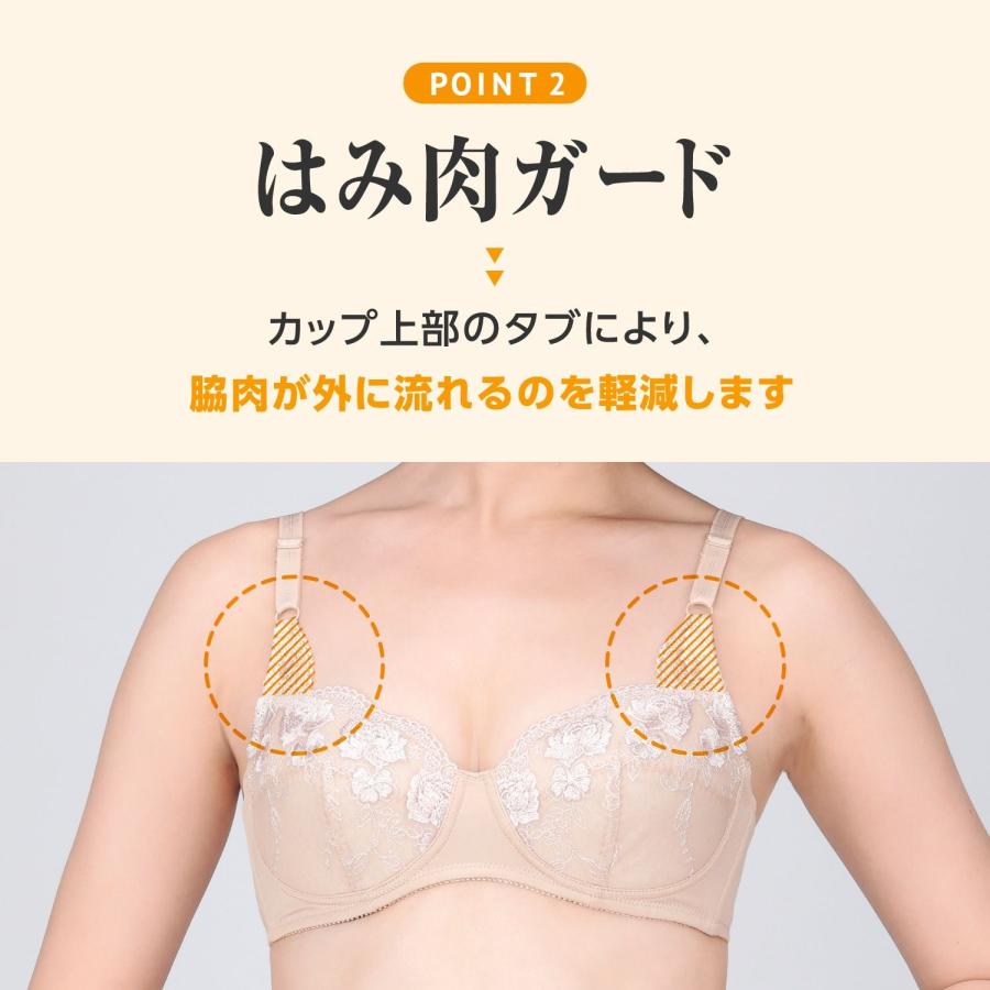ルシアン（LECIEN） サイドボーンノンワイヤーブラ ハミ肉 すっきり