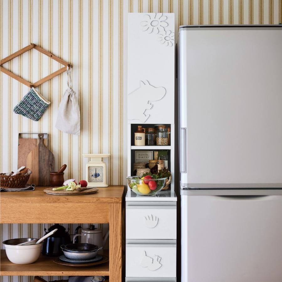 MOOMIN（ムーミン） 隙間収納 キッチンラック 隙間収納ラック 収納