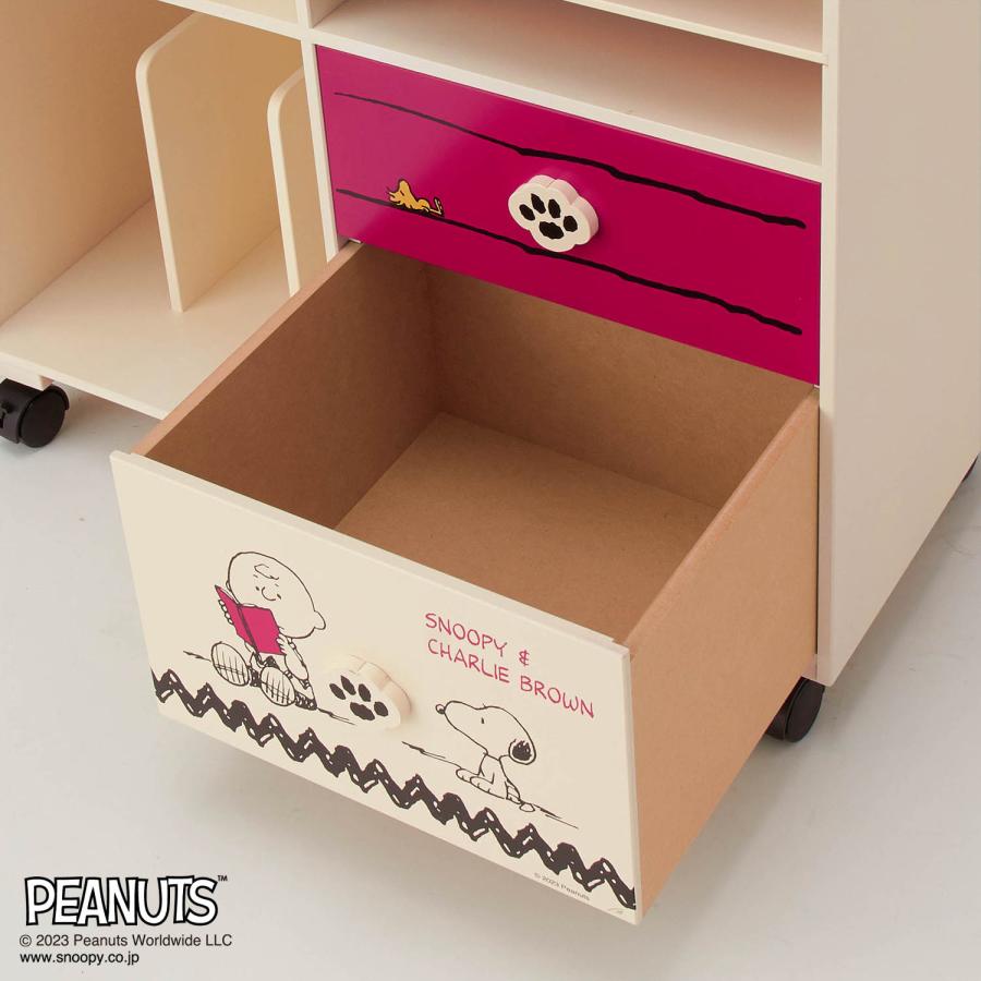 SNOOPY（スヌーピー） ランドセル収納ワゴン「スヌーピー」 H
