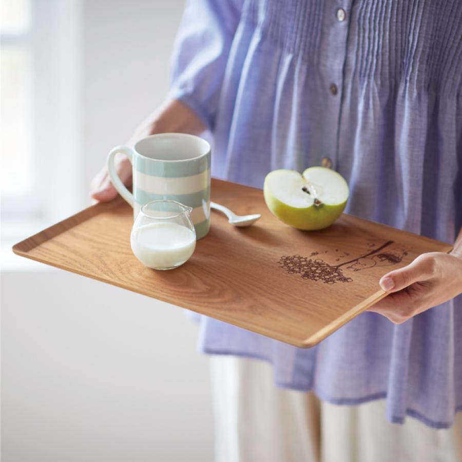 ストックマン　ムーミントレイ　お盆 MOOMIN（ムーミン） トレイ トレー お盆 おぼん とれい 木製