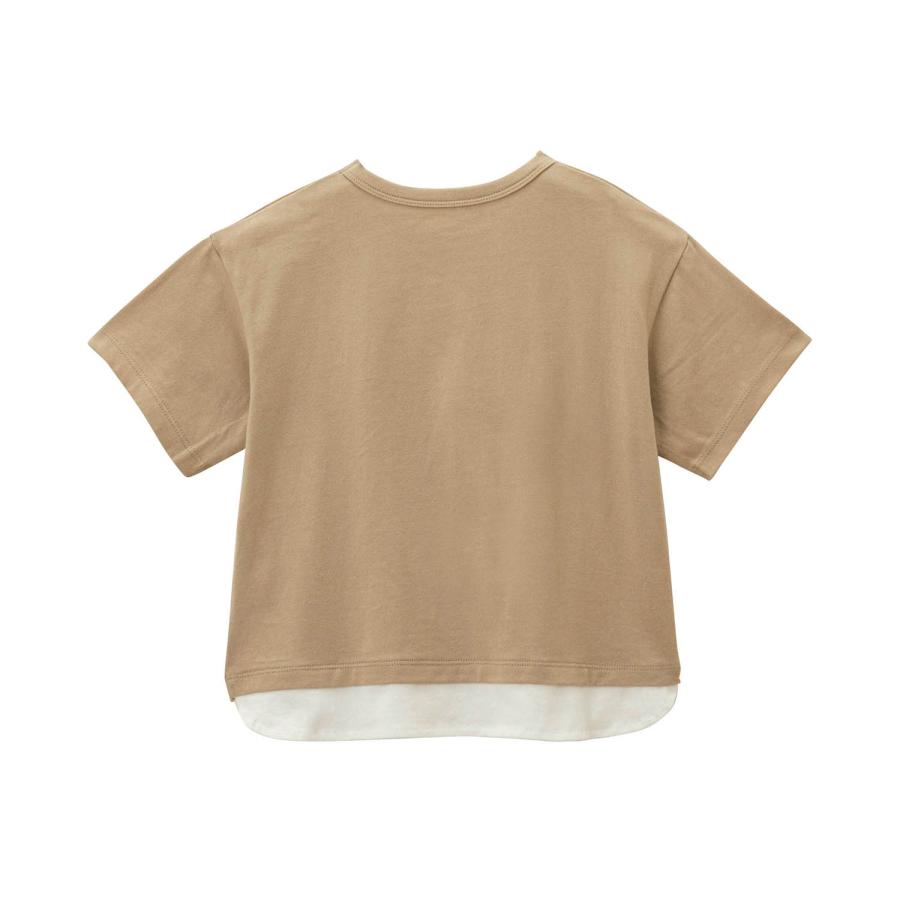 Tシャツ 半袖 トップス 子供 キッズ 子供服 男の子 ボーイズ 裾レイヤード風 デザイン シンプル 100 110 120 130 おしゃれ｜bellemaison｜07