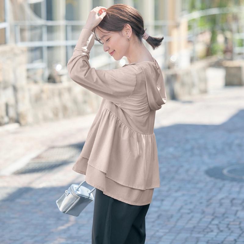 ベルメゾン（BELLE MAISON） パーカー トップス 羽織 羽織もの