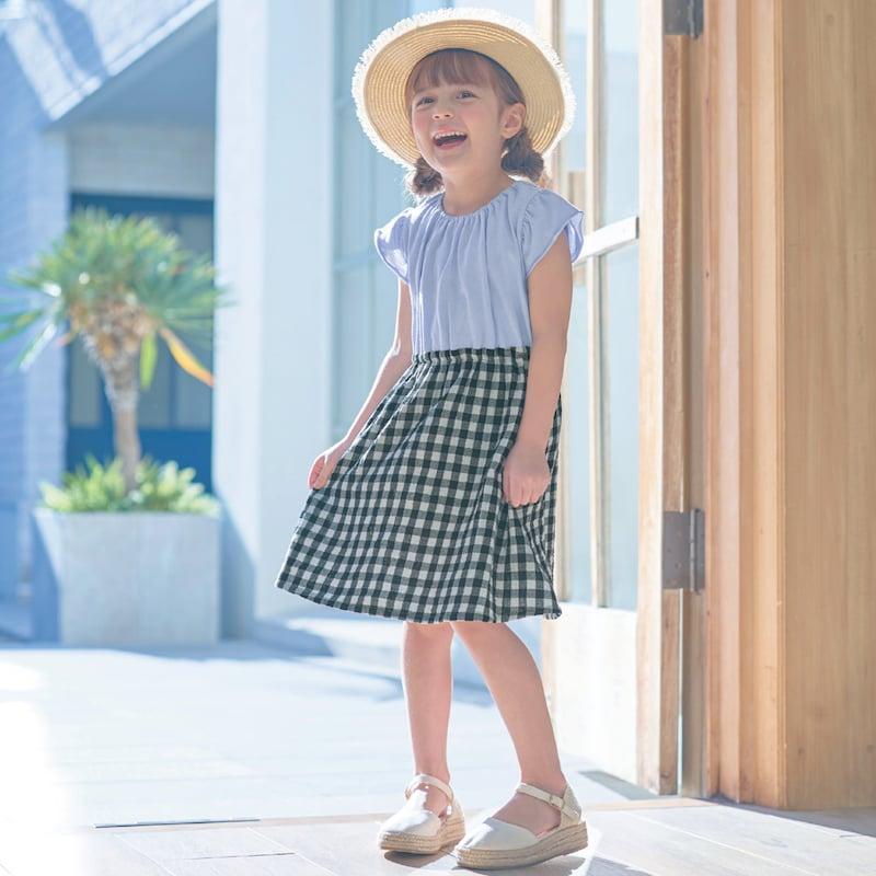 ベルメゾン ワンピース ワンピ ワンピースドレス 上下 子供 キッズ 