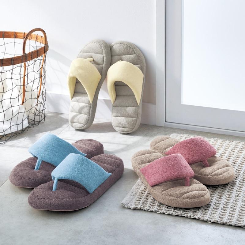 ベルメゾン（BELLE MAISON） スリッパ トングスリッパ ルームシューズ