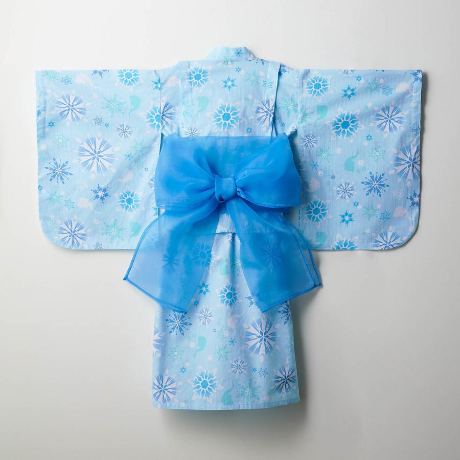 浴衣 子供 キッズ 女の子 ゆかた セパレート 浴衣ドレス キッズ浴衣 ガールズ 夏 Disney ディズニー エルサ アリエル ラプンツェル セット ワンピース おしゃれの画像