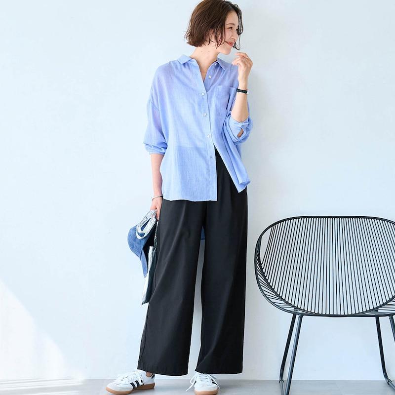 服/ファッション パンツ レディース axes femme（アクシーズファム）の「サイドスカーフ切替パンツ（その他