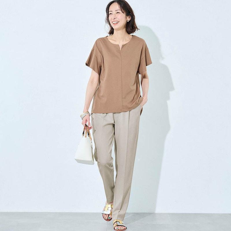ベルメゾン（BELLE MAISON） スラックス レディース パンツ ロング