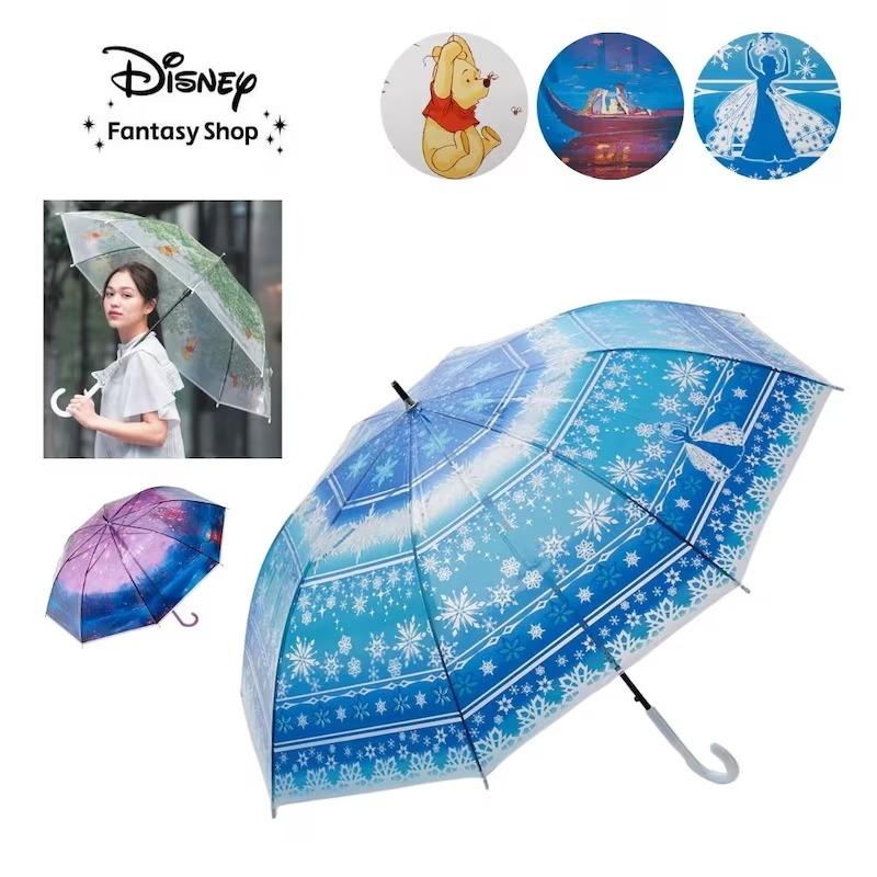 Disney（ディズニー） 傘 レディース 長傘 ビニール傘 雨傘 かさ