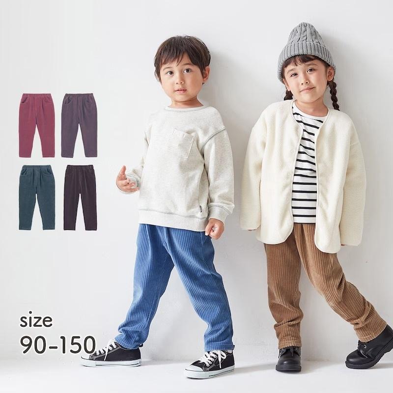 パンツ ズボン ロングパンツ 子供 キッズ ガールズ ボーイズ 男の子 女の子 やわらかニット コーデュロイ 秋 冬 ジータ 90 100 110 120 130 おしゃれ | ブランド登録なし