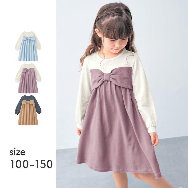 ベルメゾン（BELLE MAISON） ワンピース 長袖 子供 キッズ 子供服