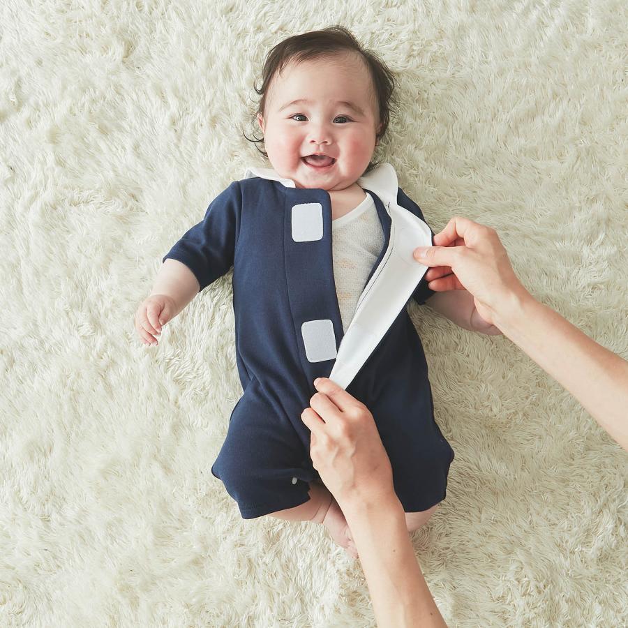 ベルメゾン（BELLE MAISON） ロンパース つなぎ 上下 ベビー 赤ちゃん
