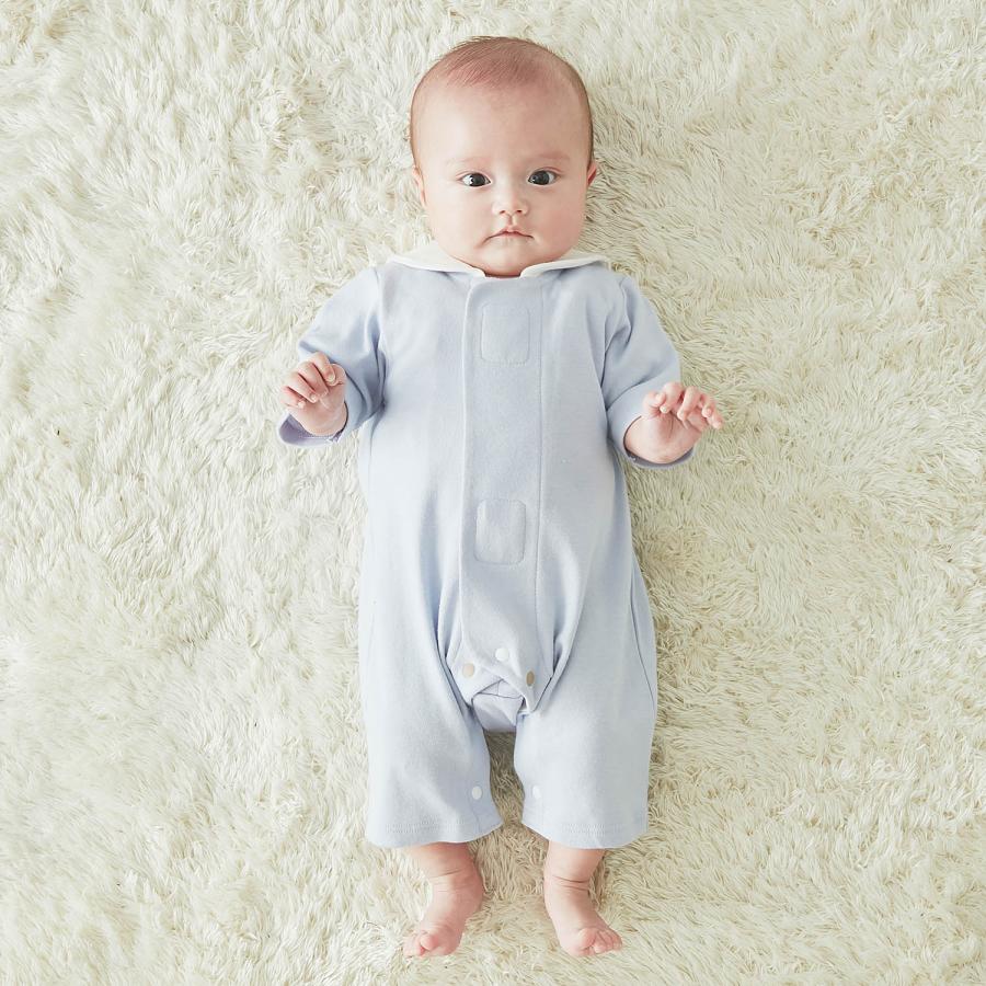 ベルメゾン（BELLE MAISON） ロンパース つなぎ 上下 ベビー 赤ちゃん