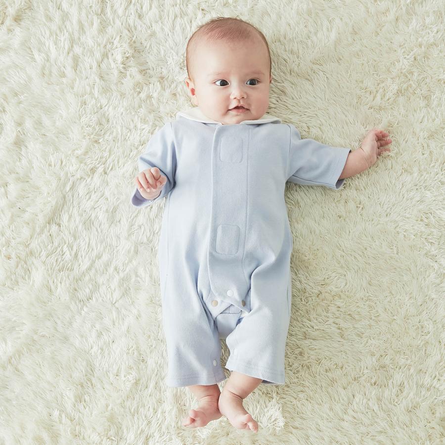 ベルメゾン（BELLE MAISON） ロンパース つなぎ 上下 ベビー 赤ちゃん