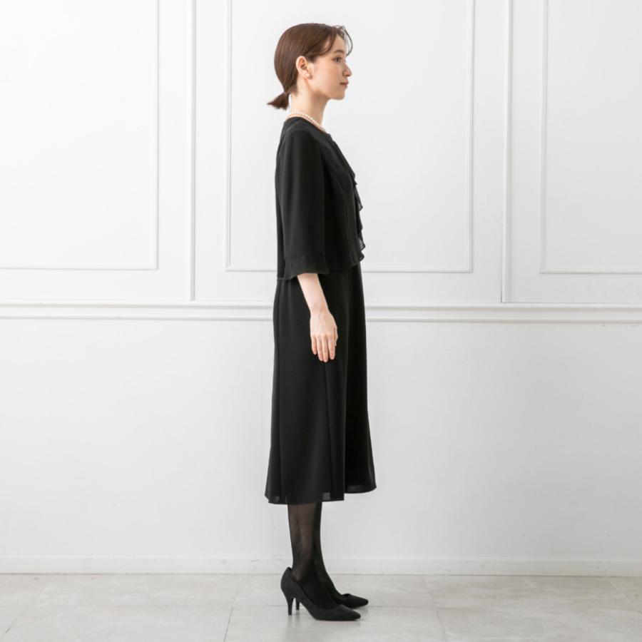 スーツ フォーマルスーツ 喪服 礼服 レディーススーツ 2点セット