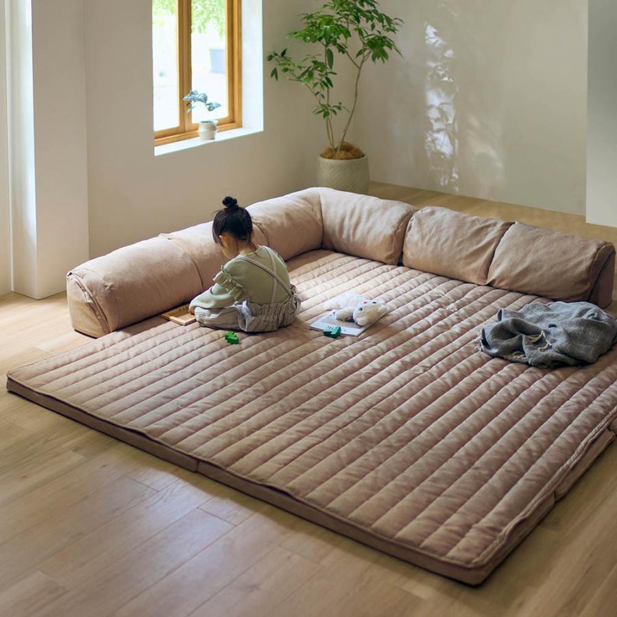ベルメゾン カバーが洗えるコーナーローソファー 大 専用替えカバーセット ベルメゾン（BELLE MAISON） ソファーカバー ソファカバー 洗える