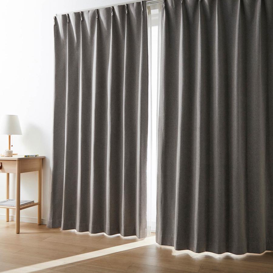 ベルメゾン（BELLE MAISON） カーテン 遮光 遮光カーテン 1級遮光 完全