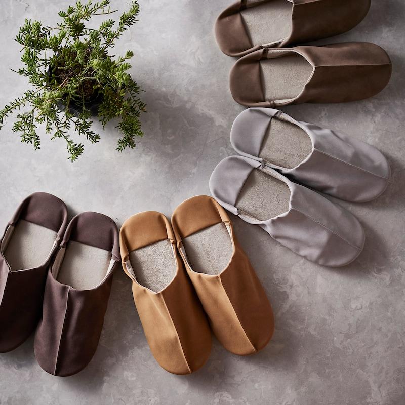 ベルメゾン（BELLE MAISON） スリッパ ルームシューズ 室内履き 洗える 